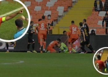 Son dakika haberi: 1. Lig’de inanılmaz olay! Yanlış kırmızı kart gösterdi
