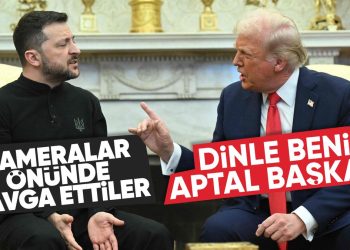 Beyaz Saray’da Trump Ile Zelensky Birbirin Girdi
